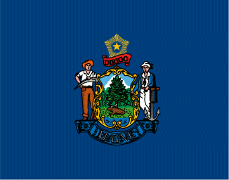 ME state flag